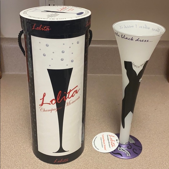 Lolita Other - NWT Lolita Little Black Dress Champagne Flute